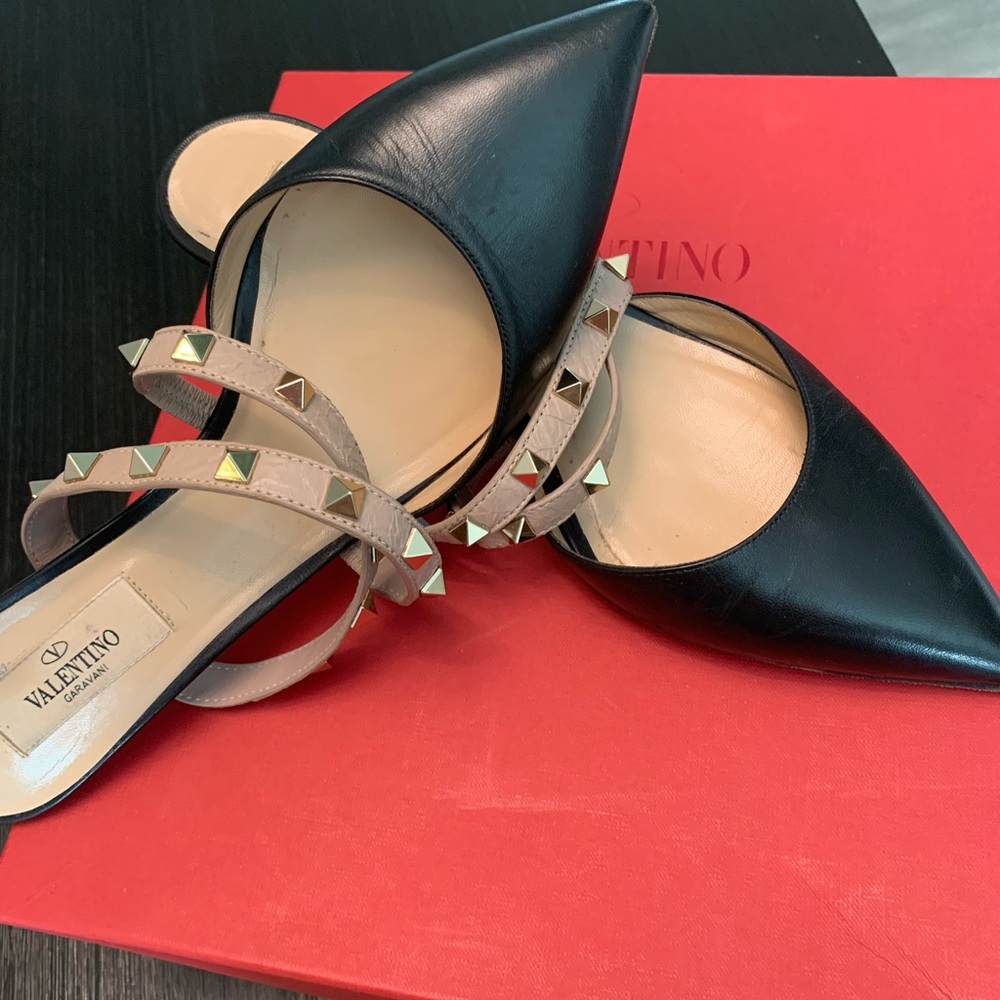 Valentino Caravani rockstuds sliders/heels 💖 - Picture 12 of 15